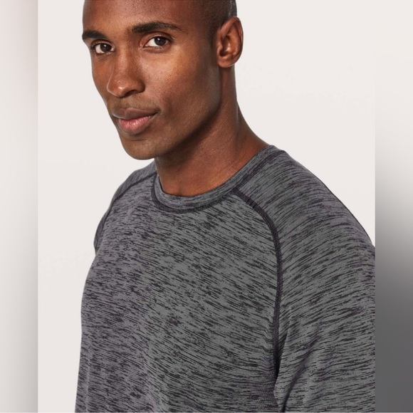 Lululemon Metal Vent Tech  Heather Black Get Outside Sweaty - Picture 2 of 11